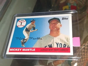 2006 Topps #MHR1 Home Run History Mickey Mantle HR #1 New York Yankees champion - Picture 1 of 2