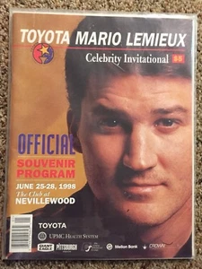 *Mario Lemieux* Pittsburgh Penguins Celebrity Invitational Golf Souvenir Program - Picture 1 of 3