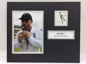 RARE Ian Bell England Cricket Signed Photo Display + COA AUTOGRAPH ASHES - Picture 1 of 3