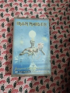 Iron Maiden Seventh Son Of A Seventh Son Made In India Sealed CASSETTE  - Picture 1 of 4