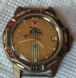 beautiful military wristwatch tank on dial working 3t - Picture 1 of 5