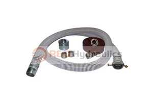 Manguera de succión transparente flexible de PVC | 1-1/2" x 20 pies | Kit convencional | 25 pies rojo  - Imagen 1 de 5
