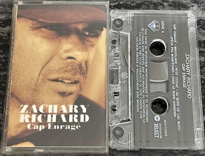 Zachary Richard - Cap Enrage [Audio Cassette Tape 1996 Audiogram] Canada French - Image 1 of 3