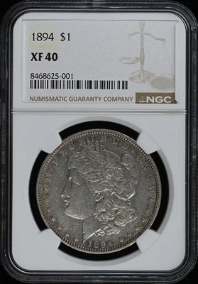 1894 Morgan Dollar S$1 NGC XF40 - Image 1 of 4
