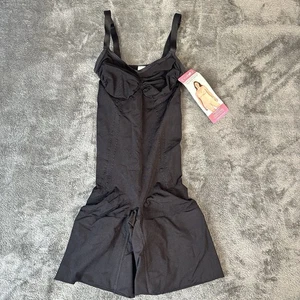 Curveez Damen L Mid Thigh Shapewear moderate Kompression schwarz Schlankmacher Effekt - Bild 1 von 11
