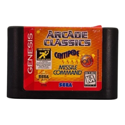 Arcade Classics (Sega Genesis, 1996) Cartridge Only *NOT TESTED* - Image 1 of 2