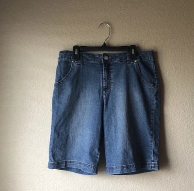 Circo Shorts Girls Y2K Casual Preppy Denim Blue Jean Bermuda Shorts Kid XL 14/16 - Image 1 of 4