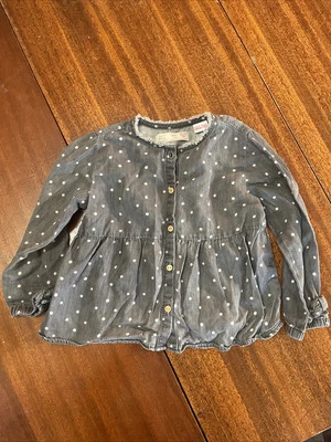 Camisa con botones para bebé niña Zara Foto 1 de 3