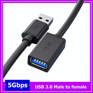 USB Verlängerungskabel Verlängerung USB 2.0 und 3.0 A Stecker zu USB A Buchse - Bild 1 von 9