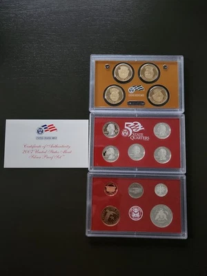  2007 US Mint Silver Proof Set w/ COA (14 coin) - Image 1 of 4