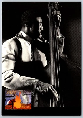 UN Jazz Ray Brown FDC Maxi Card - Image 1 of 2