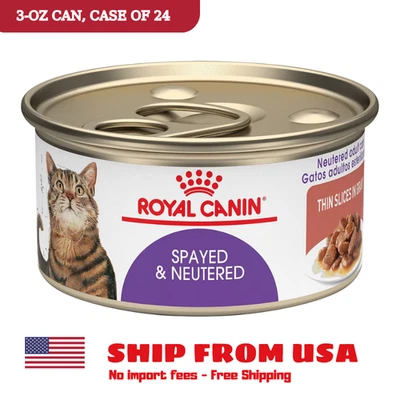 Royal Canin FHN Spayed/Neutered Thin Slices in Gravy, 3 oz - 24ct - Image 1 of 4
