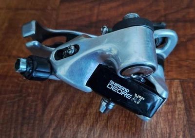 Câmbio traseiro vintage Shimano Deore XT RD-M732 gaiola curta mountain bike MTB - Imagem 1 de 4