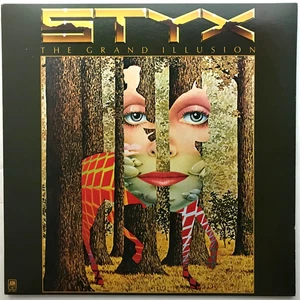 STYX "The Grand Illusion" LP Original 1977 A&M SP-4637 VG++ / EX - Picture 1 of 6