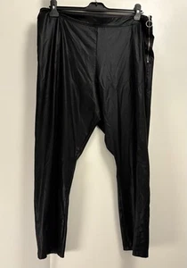 Boohoo Fake Leather Trousers Size 16 - Picture 1 of 6