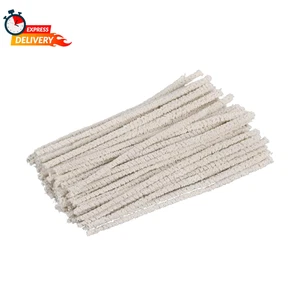 100 Pieces of 6-Inch Conical Pipe Cleaner, Made of Pure Cotton without Falling D - Picture 1 of 12