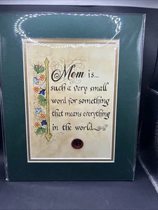 Irish Hand Lettered Illuminated Print Art -Artist Kevin Dillon Artist’s MOM Neu in Verpackung - Bild 1 von 2