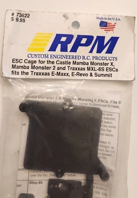 RPM ESC Cage for Mamba Monster X Castle Esc Mount New - Image 1 of 3