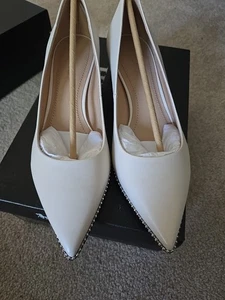 Coach Willa 45 Leder Pumps Größe: 8,5 Creme Neu - Bild 1 von 7