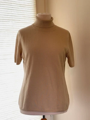 Schöner Kaschmir Pullover Kurzarm Damen neu beige Gr. 42/L Your Sixth Sense C&A - Bild 1 von 4