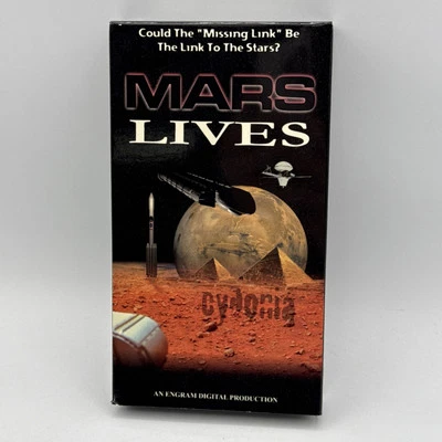 Mars Lives 1996 VHS Engram Digital Productions Educational Science Doc. RARE HTF - Image 1 of 4