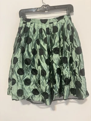 Falda de lunares vintage Alfred Sung talla 6 nueva con etiquetas Foto 1 de 4