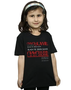 David Bowie Girls Black Tie White Noise T-Shirt - Picture 1 of 9
