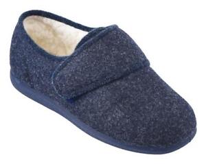 Cosyfeet Mens Slipper Rudolph Wide Fit 3H Width 6 Colours UK Sizes 7 to 13 Roomy