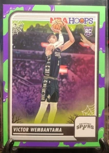 2023-24 Panini Haunted Hoops Green Slime Victor Wembanyama RC 108 SA Spurs - Picture 1 of 2