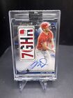 2023 Topps Luminaries Relic Auto Mike Trout #1/1 Angels 7 game HR streak Angels