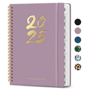 2025 Planner, Weekly and Monthly Calendar Planner Book (Jan 2025 - Dec 2025) - Picture 1 of 7