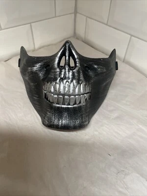 Skeleton Jaw Half Face Mask Hard Plastic - Image 1 of 4
