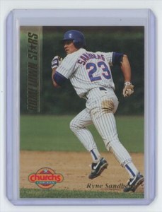 1994 Pinnacle Church's Hometown Stars Gold Ryne Sandberg Chicago Cubs #16