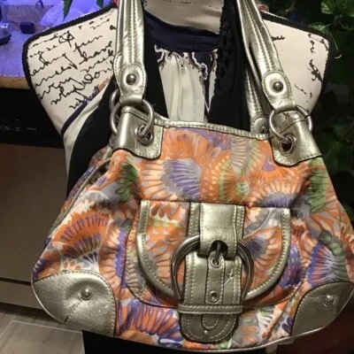 Bolso Hobo Bolso Cartera Kathy Van Zeeland DE COLECCIÓN y Hermoso Foto 1 de 3