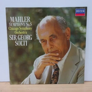 414 321 1 MAHLER Symphony no 5 CHICAGO SO SIR GEORGE SOLTI DECCA STEREO LP NM - Picture 1 of 4