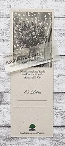 Editorial Eschbach bolsa de cardo franck acuarela ex libris marcadores publicidad decoración - Imagen 1 de 2