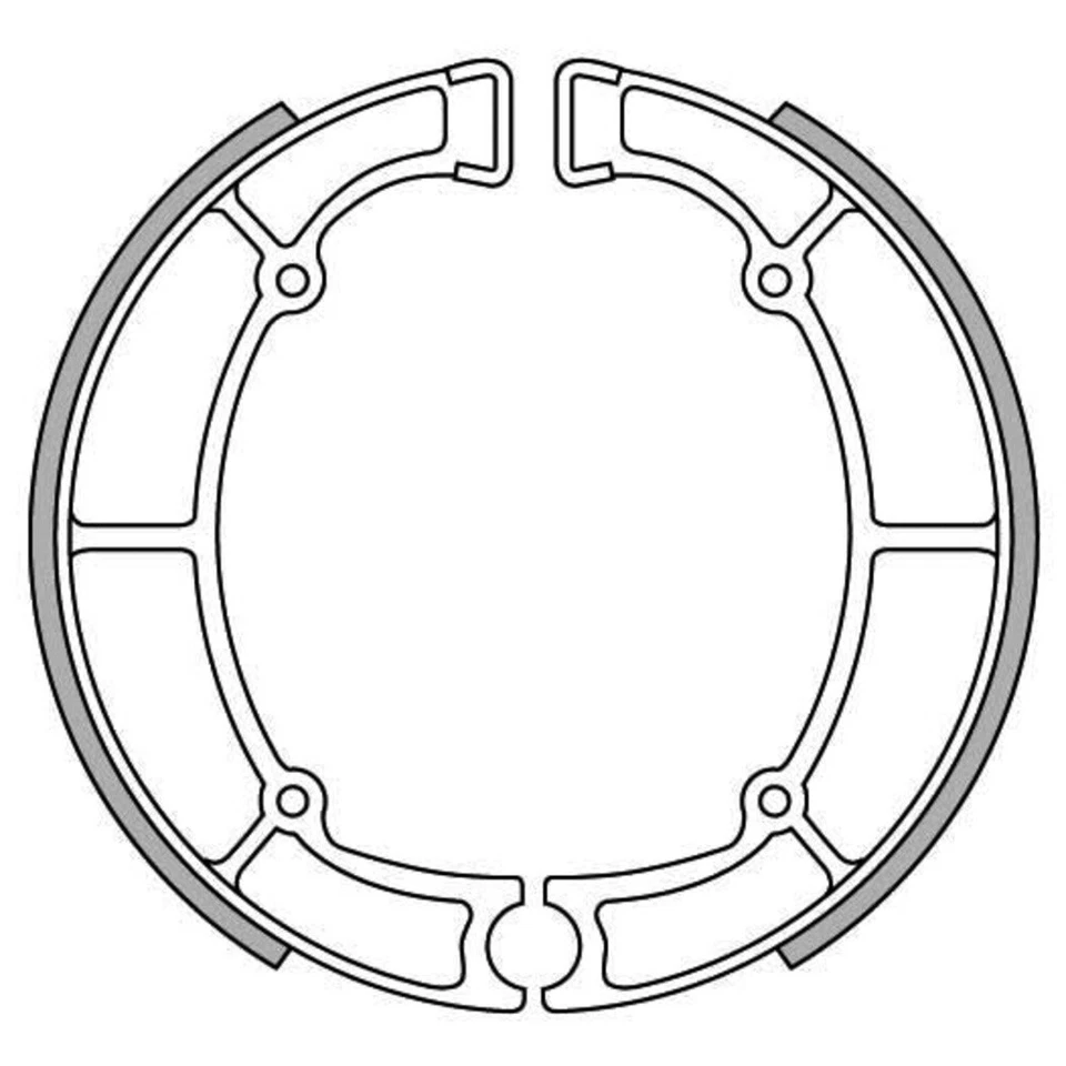 Zapatas de freno traseras Newfren para Kawasaki VN750 VULCAN 1986-1987 Foto 1 de 1