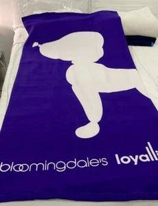 Bloomingdales Loyalist Bath Sheet Beach Towel - Purple BRAND NEW. NEVER USED - Picture 1 of 1