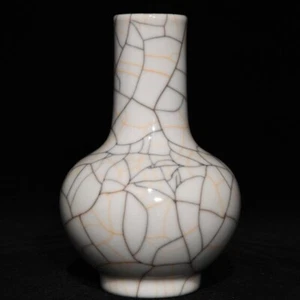 Sammlerstück chinesische Handmalerei Ge Ofen Porzellan Shang Vase - Bild 1 von 9
