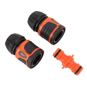 3 Stück Schnellanschluss Schlauchverbinder Wasserleitung Adapter Gartenzubehör - Bild 1 von 12