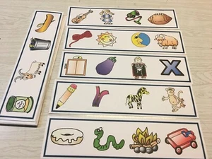 The Same Sounds - 21 Activity Strip Karten - laminiertes Kartenset - Bild 1 von 9