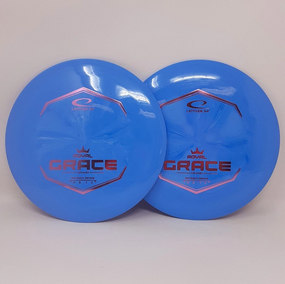 Set of (2) Latitude 64 Royal Grand Grace 169g Swirly Blue Purple FREE SHIPPING 2 - Image 1 of 1