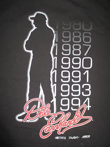 1980 86 87 90 91 93 94 DALE EARNHARDT Champion (XL) T-Shirt - Picture 1 of 4