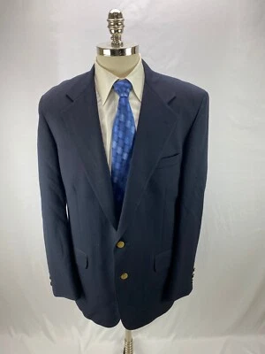 Chaqueta Blazer Oleg Cassini Hombre Lana Azul 42L Foto 1 de 4
