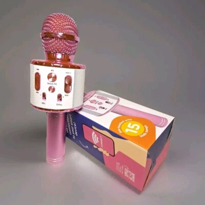 DIVERTIDO!!! Micrófono Bluetooth Move2Play con 15 canciones precargadas para niños - rosa Foto 1 de 4