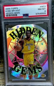 Kobe Bryant PSA GRADED RAINBOW HOLO FOIL RARE SP 🔥TOPPS Insert LAKERS JERSEY #8 - Picture 1 of 11