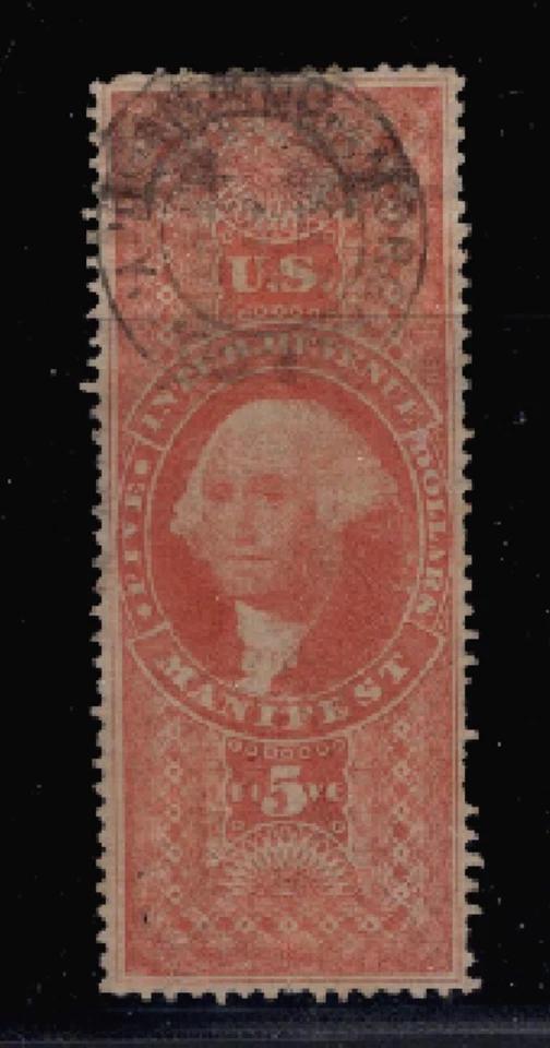 US REVENUE - R90c - CDC CANCEL - F/VF - VERY NICE APPEARANCE -  SCV:  $120.00 - Image 1 of 1