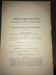 JUDAICA. JUIFS EN ITALIE. PRÊTS AUX JUIFS. HAGGADA DE VENISE. - Imagen 1 de 2