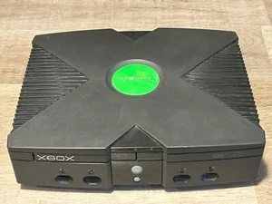 Consola Microsoft XBOX solo sistema negro probado funciona muy bien auténtico OEM - Imagen 1 de 2