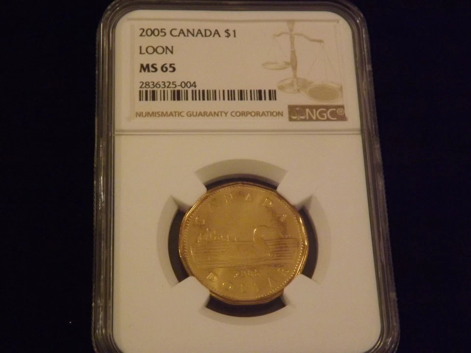 2005  $1                 Canada             NGC    MS 65 - Image 1 of 2